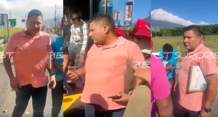 Pasajeros Sufren Accidente Y Enfrentan A Piloto Por Ir A Excesiva